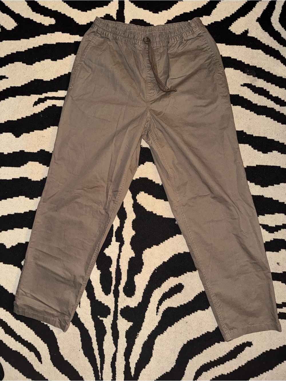 Vans Casual Drawstring Chino Pants - Taupe
